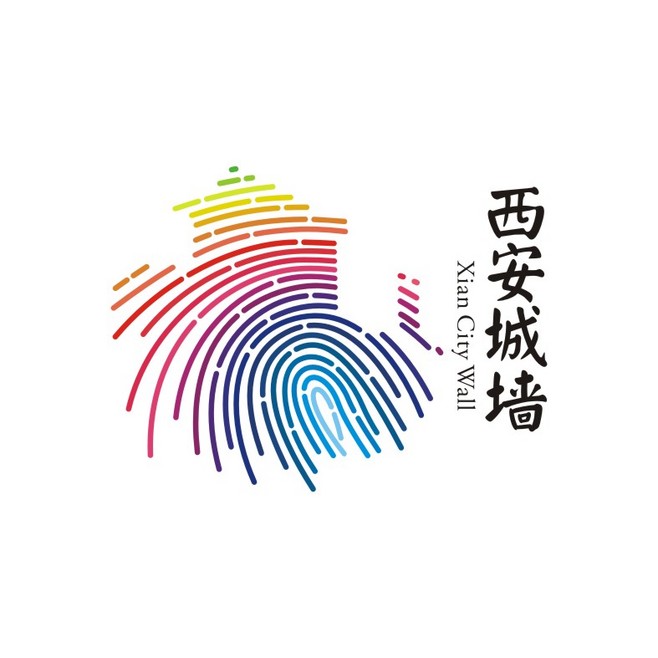 logo设计西安国际港务区标志西安滚石天阙俱乐部logo西安美术馆logo